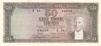 Türkei Türkiye 50 Türk Lira Lirasi 1971 Elli Türk lirasi Türkiye Cumhuri... 180,00 EUR  plus 6,00 EUR verzending