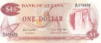 Guyana 1 Dollar Geldschein Banknote -