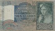 Niederlande 10 Gulden Banknote -