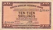Südafrika 10 Shillings Banknote -