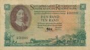 Südafrika 10 Rand Banknorte, Unterschrift M.H. de Kock -