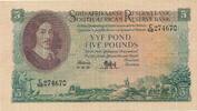 Südafrika 5 Pounds Banknorte, Unterschrift M.H. de Kock -