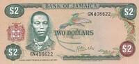 Jamaica 2 Dollars Banknote -