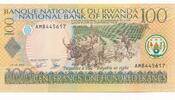 Ruanda 100 Francs Banknote -