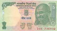 Indien 5 Rupees Banknote -