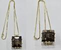 Goldschmuck Gelbgold Prächtiger Rauchtopas Anhänger aus 14 Karat Gold + Venezia Kette -