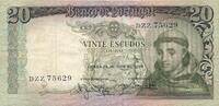 Portugal 20 Escudos Banknote -
