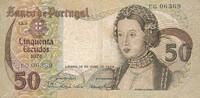 Portugal 50 Escudos Banknote -