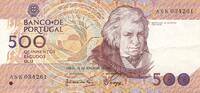 Portugal 500 Escudos Banknote -