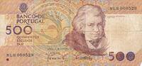 Portugal 500 Escudos Banknote -