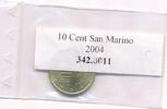 San Marino 10 Cent 2004 Münze unc