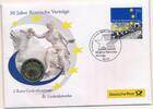 Deutschland BRD 2 Euro Numisbrief + Briefmarke +Münze+ Deutsche Post -