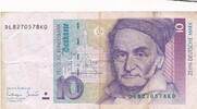 Deutschland BRD 10 Deutsche Mark DM Standardnote, Serie DL/K -