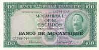 Mozambique 100 Escudos Banknote -