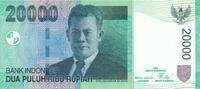 Indonesien 20.000 Rupiah Banknote -