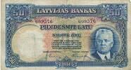 Lettland 50 Latu Banknote -