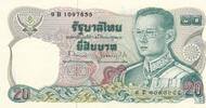 Thailand 20 Baht Banknote -