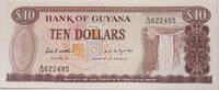 Guyana 10 Dollars Banknote -