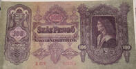 Ungarn 100 Pengö Banknote -