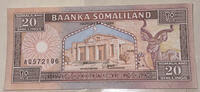 Somaliland 20 Shillings Banknote -