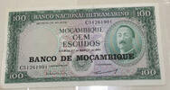 Mosambik 100 Escudos Banknote -
