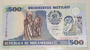 Mozambique 500 Meticais Banknote -
