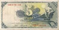 Deutschland BRD Bank Deutscher Länder 5 Deutsche Mark DM Banknote -