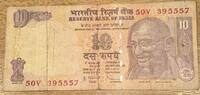 Indien 10 Rupien Banknote -