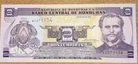 Honduras 2 Lempiras Banknote -