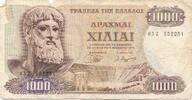 Griechenland 1000 Drachmai Banknote -