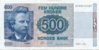Norwegen 500 Kronen Banknote -