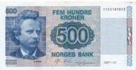 Norwegen 500 Kronen Banknote -