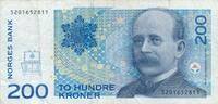 Norwegen 200 Kronen Kroner To Hundre Kroner, Norges Bank -