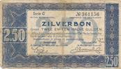 Niederlande 2½ Gulden Geldschein Banknote Zilverbon -