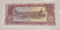 Laos 50 Kip Banknote -