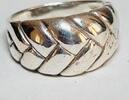Silberschmuck 925er Silber Geflochtener Sterling Silberring -