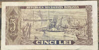 Rumänien 5 Lei Banknote -