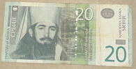 Serbien 20 Dinara Banknote -