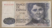 Spanien 500 Pesetas Banknote -