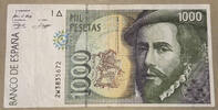Spanien 1000 Pesetas Banknote -