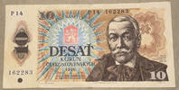 Tschechische Republik 10 Korun Banknote -