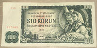 Tschechische Republik 100 Korun Banknote -