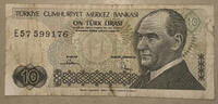 Türkei 10 Lira Banknote -