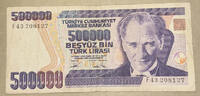 Türkei 500.000 Lira Banknote -