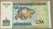 Usbekistan 200 Sum Banknote -
