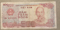 Vietnam 500 Dong Banknote -