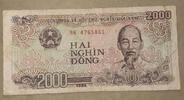 Vietnam 2000 Dong Banknote -