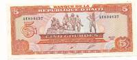 Haiti 5 Gourdes Banknote -