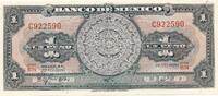 Mexiko 1 Peso Banknote -