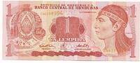 Honduras 1 Lempiras Banknote -